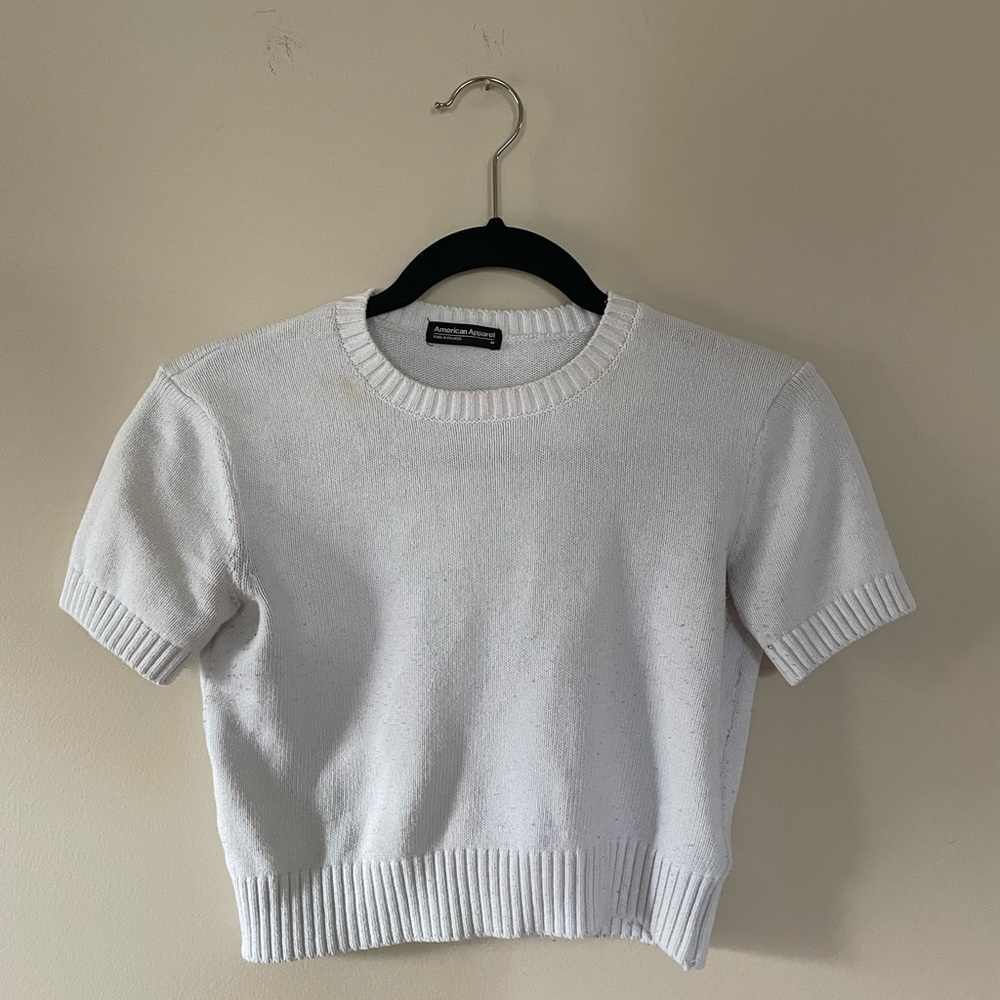 Knit crop top